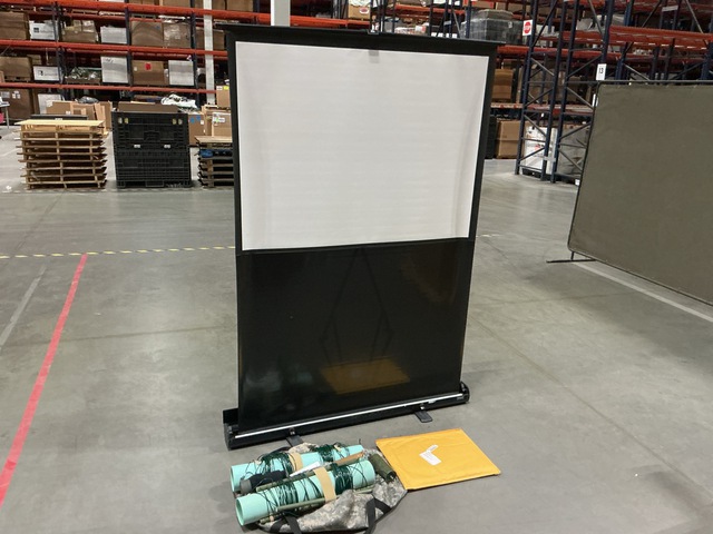 (2) Projection Screens, (4) Antennas, (19) Cables & Assorted Items