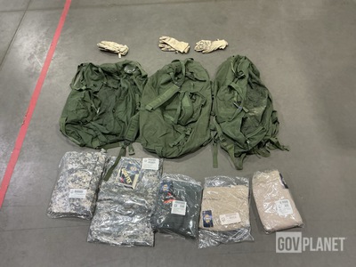 (22) Duffel Bags, (6) Individual Bags, (22) Assorted Clothing & Assorted Items
