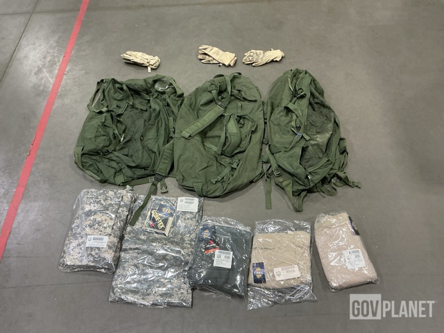 (22) Duffel Bags, (6) Individual Bags, (22) Assorted Clothing & Assorted Items