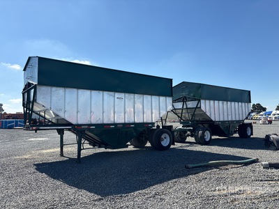 1978 Titan S/A Aluminum Live Bottom Trailer