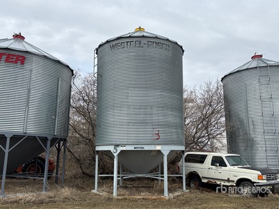 Westeel-Rosco +/- 2000 bu 6 Ring Hopper Contenedor de grano