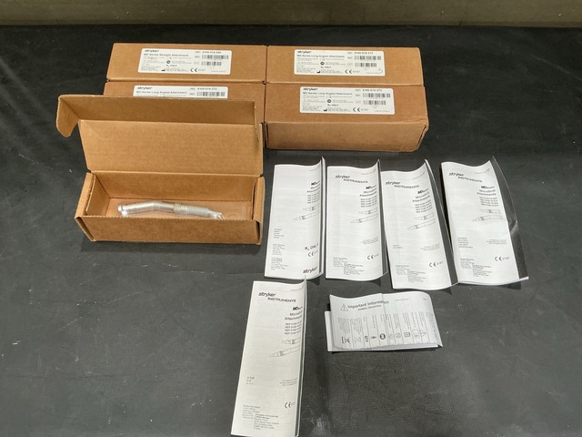 (5) Stryker 5100-015-250 Long Angled Attachments