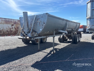 1976 Bemco 28 ft T/A مقطورة للتفريغ الخلفي