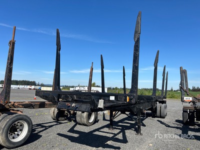 1991 Cascade HA37 37 ft T/A Hayrack مقطورة جذوع