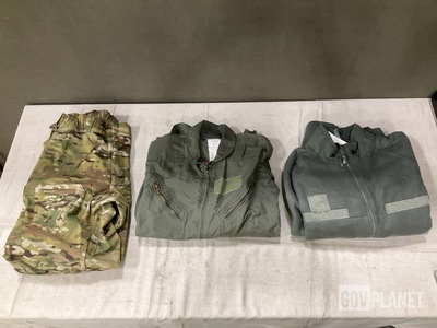 (2) Pairs of Flyer’s Coveralls, (2) Parka Liners & Assorted Items