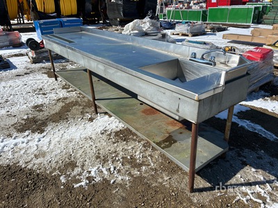 11 Ft Stainless Steel Workbench