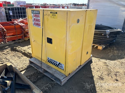 Quantity of (2) Justrite Flammable Liquids Cabinets