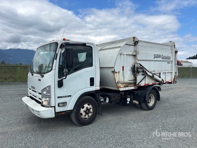 2009 Isuzu NPR 4x2 Side Loader Waste Collection Truck