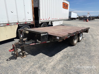 2013 Snake River 11 ft T/A Equipment Trailer