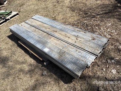 Quantity of (12) Cattle Liner 92 in Hog Decking