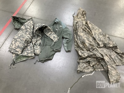 (6) Cold Weather Parkas, (15) Cold Weather Jackets & Assorted Items