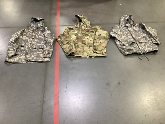 (22) Wet Weather Jackets, (18) Cold Weather Jackets & Assorted Items