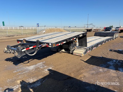 2008 Aspen T/A Double Drop Removable Gooseneck Góndola