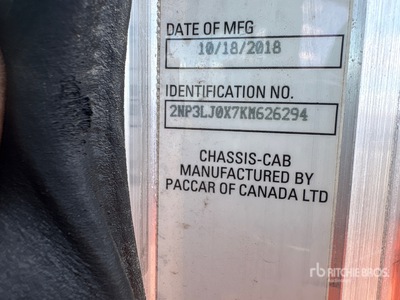 2019 Peterbilt 348 6x4 Camion cisterna de agua