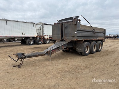 2001 Cancade 17 ft Tri/A Pup Pup Dump Trailer