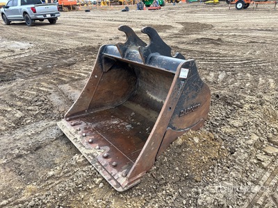 Daequip 54 in Q/C Cleanup Excavator Bucket - Fits XCMG XE155UCR