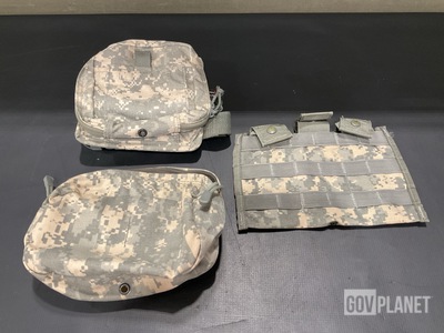 (90) M4 Three Mag Pouches, (7) UCP Utility Medical Pouches & Assorted Items