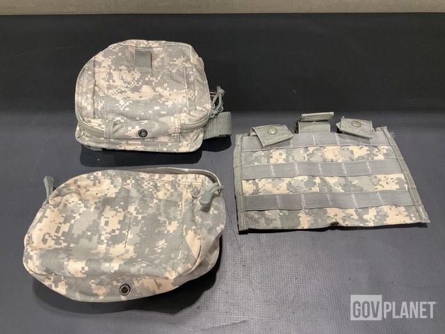 (90) M4 Three Mag Pouches, (7) UCP Utility Medical Pouches & Assorted Items
