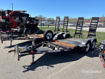 2022 Pratt CP0510 5195 lb 10 ft T/A Equipment Trailer