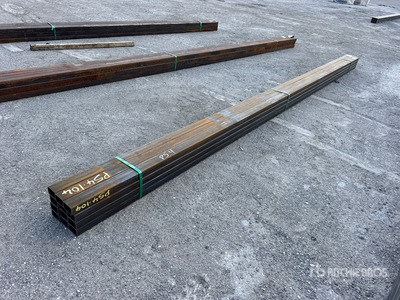 Quantity of (12) 2025 Kit Containers Steel Hollow Section Steel Tubo