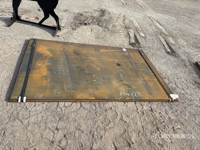 Quantity of (2) 2025 Kit Containers 60 in x 97 in 3/4 in. Steel Plates