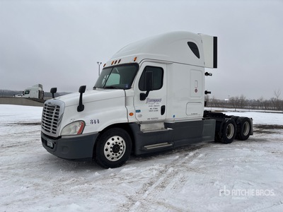 2015 Freightliner Cascadia 125 6x4 T/A Sleeper Truck Tractor