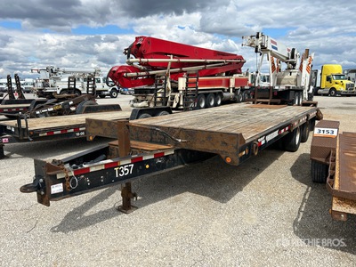 2015 Towmaster TC-20 25 ft T/A Remolque Portamaquinaria