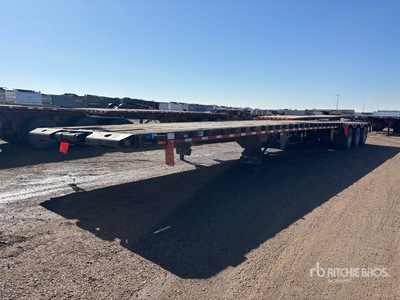 2008 Peerless 53 ft 24-Wheel Flatbed Mid Pro Remorque pour champ pétrolifère