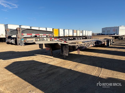 2013 Lode King Tri/A Single Drop 55 ton Lowboy Trailer