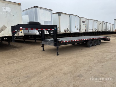 2014 Trailtech 29 ft Tri/A Gooseneck Rimorchio per attrezzatura