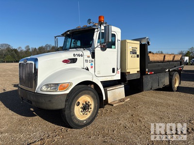 2007 Peterbilt 335 4x2 Ingersoll Rand 185 Compressor Tipper Truck