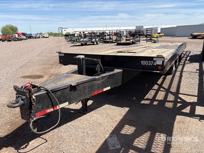 1996 Gem State Manufacturing 24 ft T/A Remorque Basculante Pour Équipement