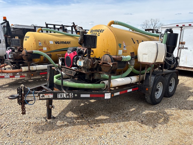 2014 McElrath Vermeer V800G T/A Vacuum Tanker Trailer