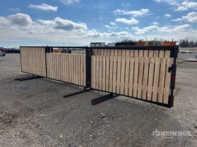 Quantity of (4) 24 ft x 5 ft Wind Fence (Unused)