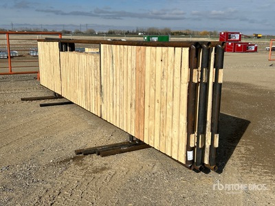 Quantity of (4) 24 ft x 5 ft Wind Fence (Unused)