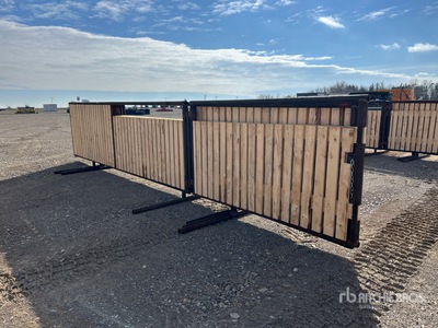 Quantity of (4) 24 ft x 5 ft Wind Fence (Unused)