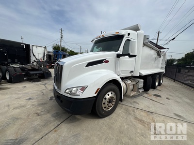 2022 Peterbilt 579 8x4 Tri/A Dump Truck