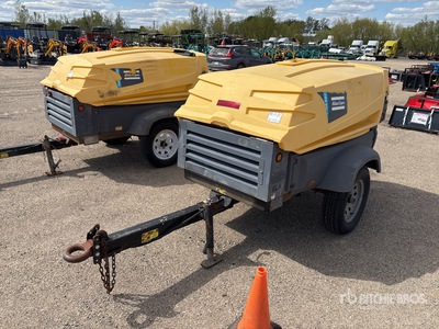 2017 Atlas Copco XAS 185 Mobile Air Compressor