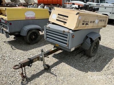 Atlas Copco XAS185JD Steel CFM 185 Air Compressor (Inoperable)