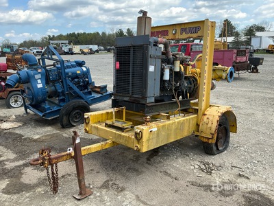 2007 Trailer-Mounted Water Pump (Inoperable)