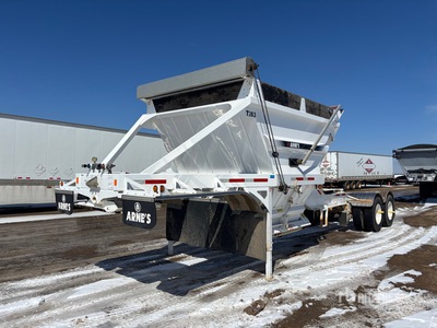 2016 Arnes Alloy 17 ft B-Train Lead Belly Dump Trailer