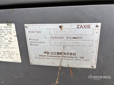 2007 Hitachi ZX200LC-3 Excavatrice sur chenilles