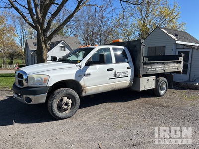 2007 Dodge Ram 3500HD SLT 4x4 Crew Cab Dump Truck