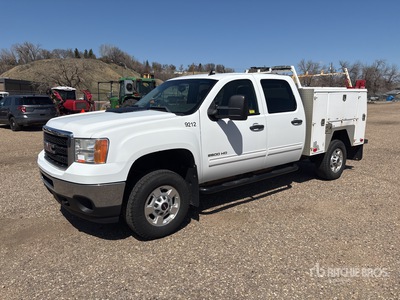 2012 GMC 2500HD 4x4 Crew Cab Utility Truck