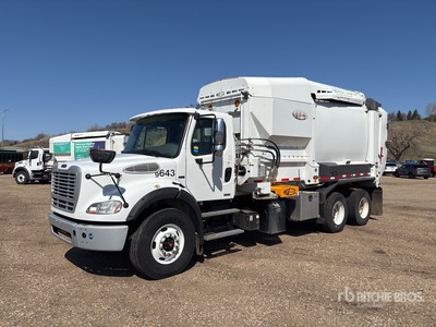 2015 Freightliner M2 112 6x4 Side Loader Waste Collection Truck