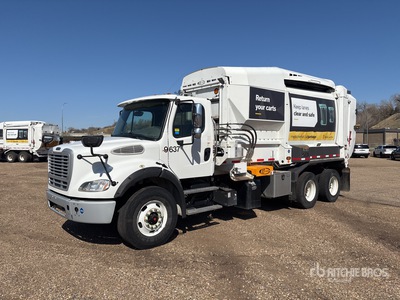 2015 Freightliner M2 112 6x4 Side Loader Waste Collection Truck