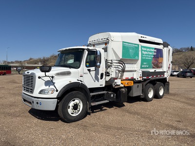 2015 Freightliner M2 112 6x4 Side Loader Waste Collection Truck