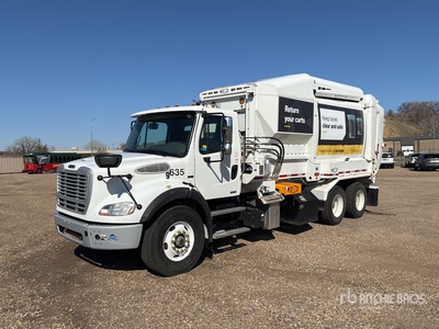 2016 Freightliner M2 112 6x4 Side Loader Waste Collection Truck