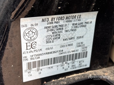 2009 Ford F-350 4x4 Crew Cab Pickup