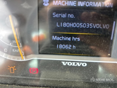 2018 Volvo L180H Wheel Loader